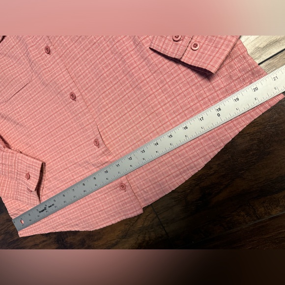 Vintage L.L. Bean Double Pocket Button Down Women Size Medium Fast Shipping - Picture 6 of 7